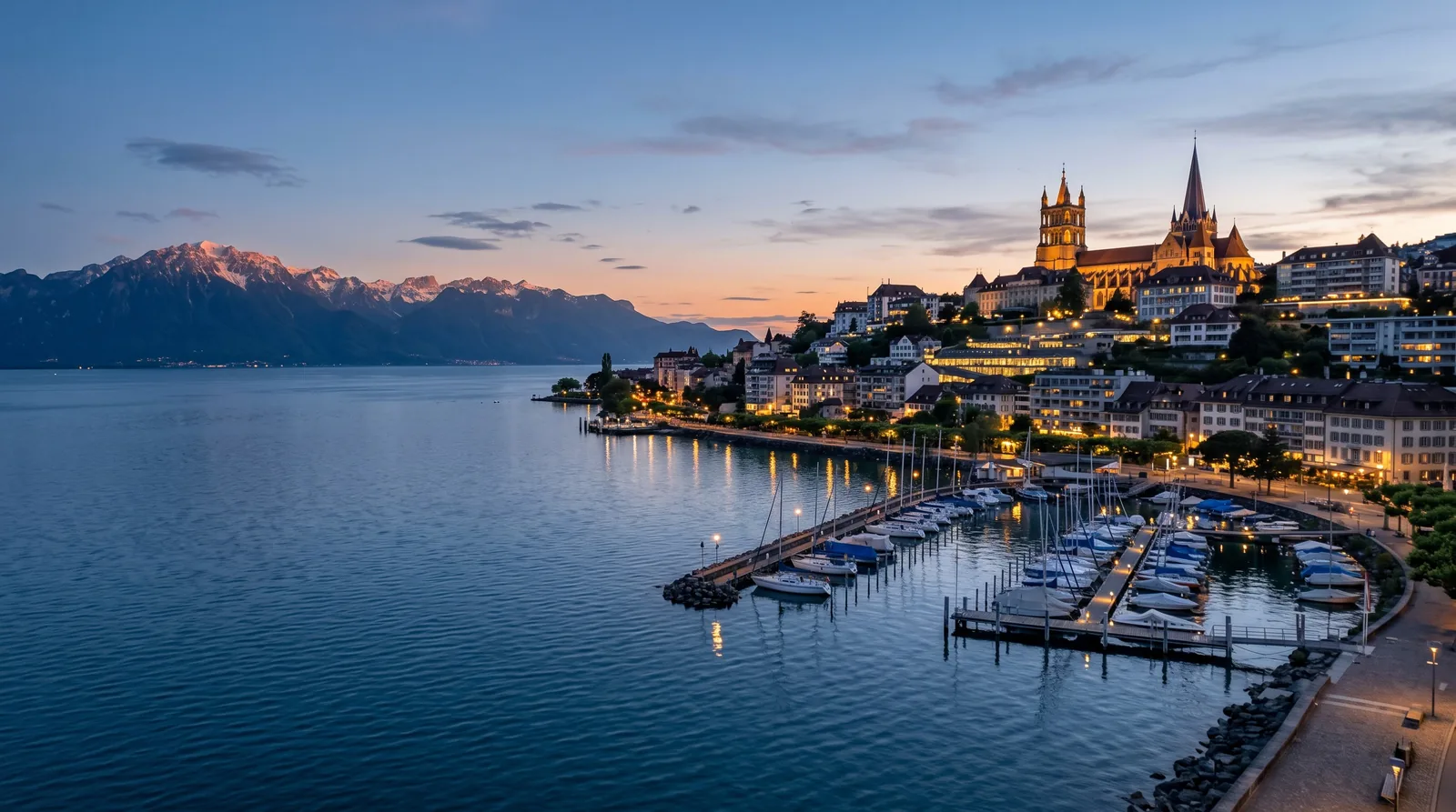 Lausanne: Kathedrale Notre-Dame und Ouchy